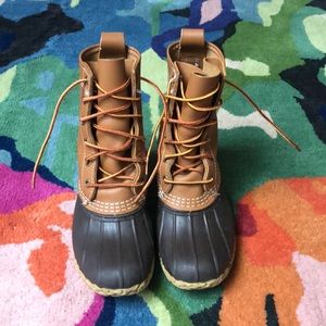 LL Bean duck boots
